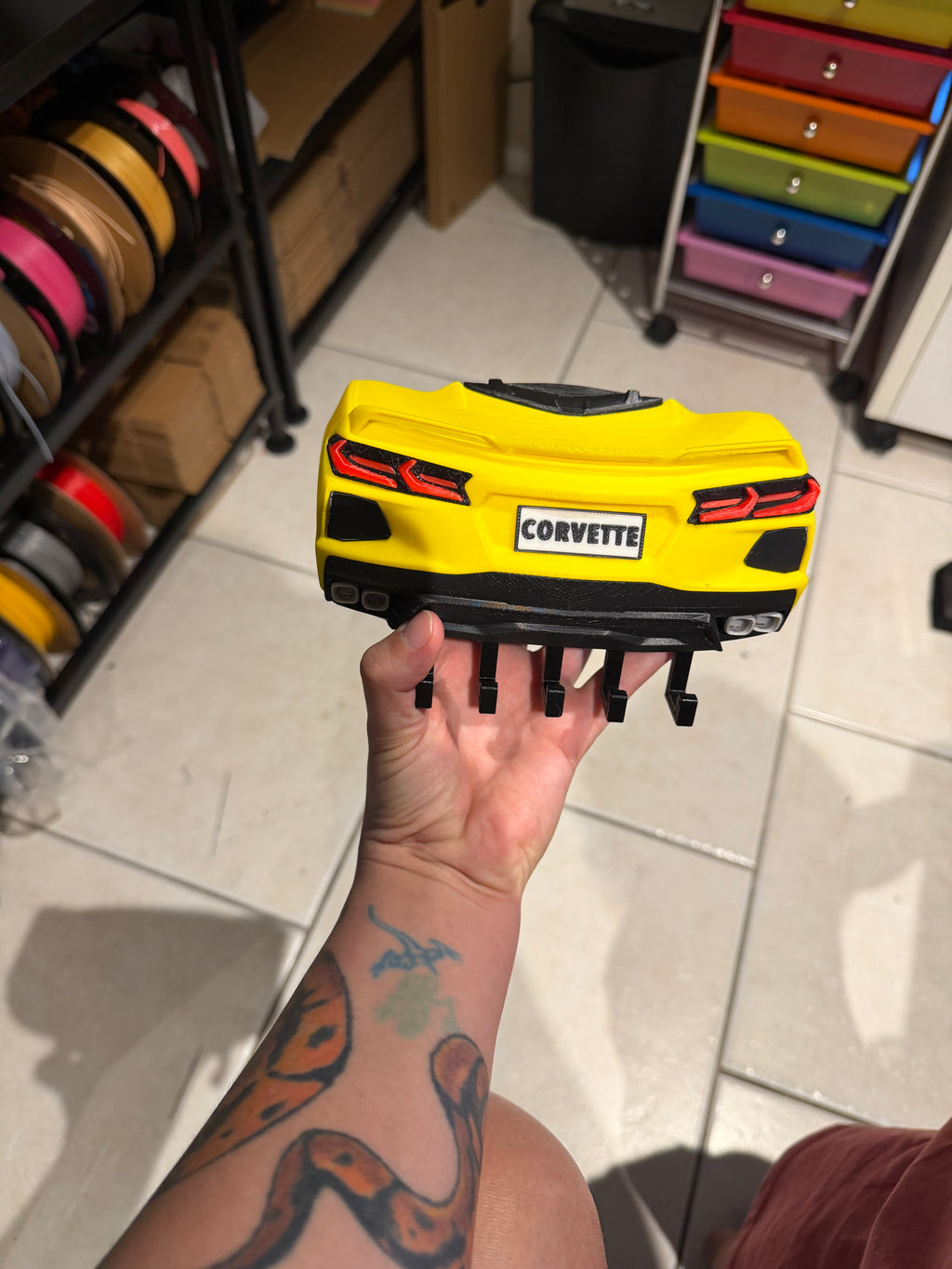 C8 Corvette Key Holder