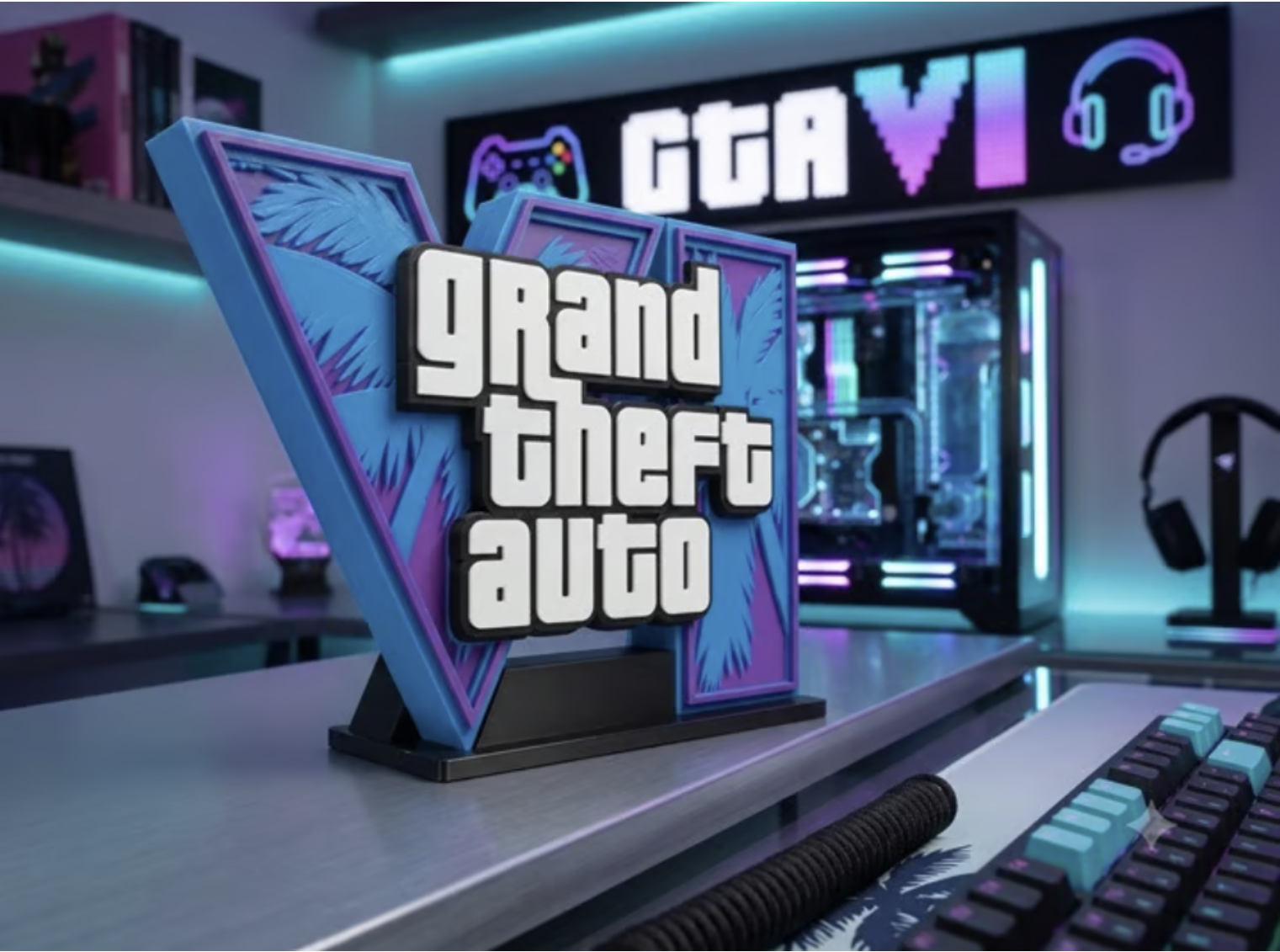 GTA VI Desk Sign